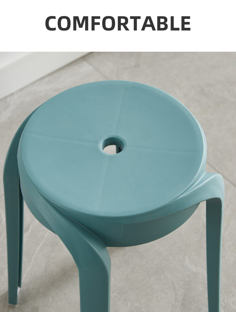 नॉर्डिक स्टील स्टूल वयस्क घरेलू फैशन खाने की मेज कुर्सी उच्च बेंच (3)